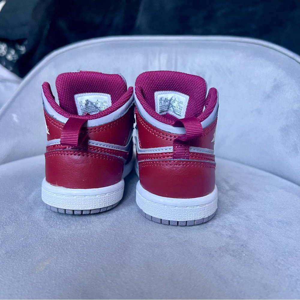 Air Jordan 1 Mid TD Toddler Sneakers - Picture 5 of 7